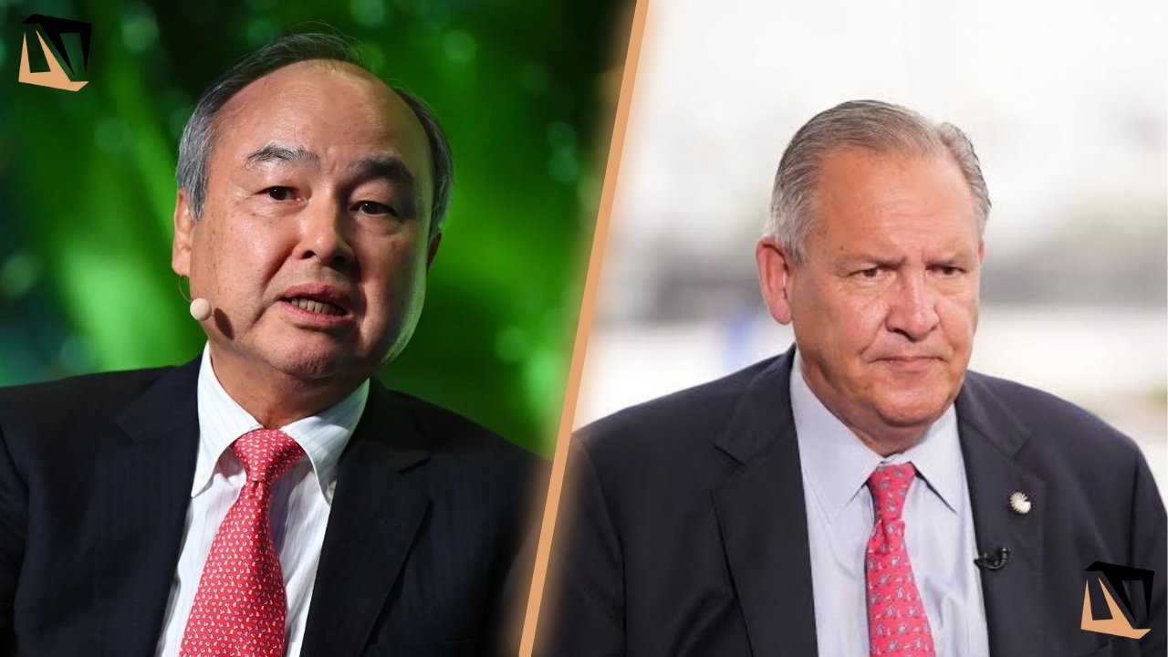 Masayoshi Son and Greg Hayes