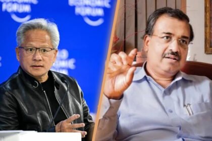 Dilip Shanghvi and Jensen Huang