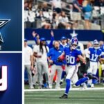 Dallas Cowboys vs New York Giants Match Player Stats