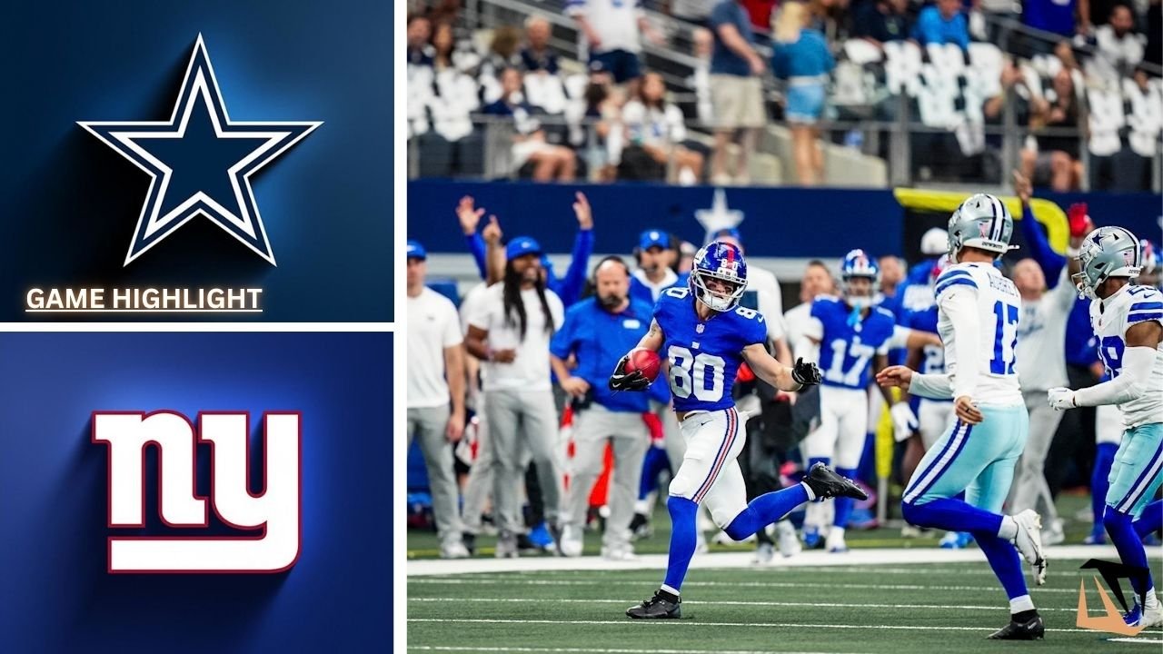 Dallas Cowboys vs New York Giants Match Player Stats