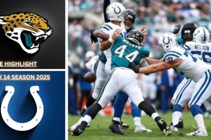 Indianapolis Colts vs Jacksonville Jaguars Match Player Stats