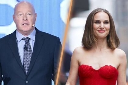 Bob Chapek and Natalie Portman