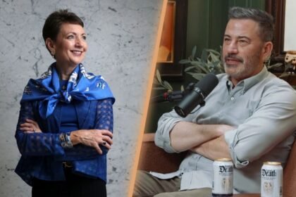 Lynn Good and Jimmy Kimmel