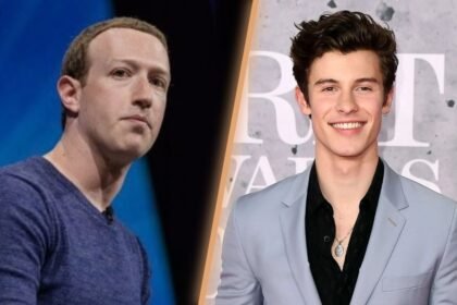 Mark Zuckerberg and Shawn Mendes